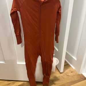 Little Sleepies LunaLuxe 2T Rust onesie